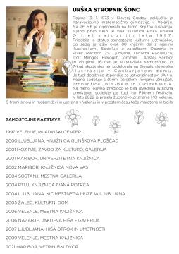 Vabilo Urška Stropnik Šonc press 2